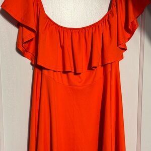 Amazon Vibrant Orange Mini Dress